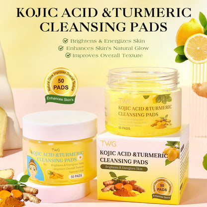 TWG kojic acid &turmeric cleansing pad