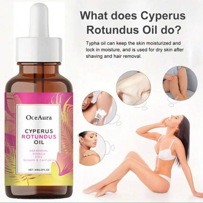 OceAura Cyperus Rotundus Hair Reduction Oil
