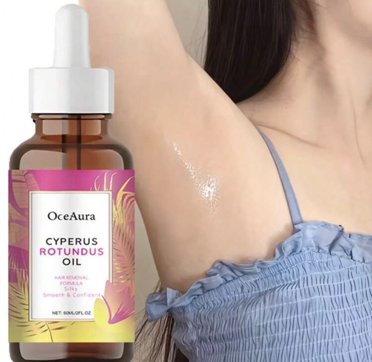 OceAura Cyperus Rotundus Hair Reduction Oil
